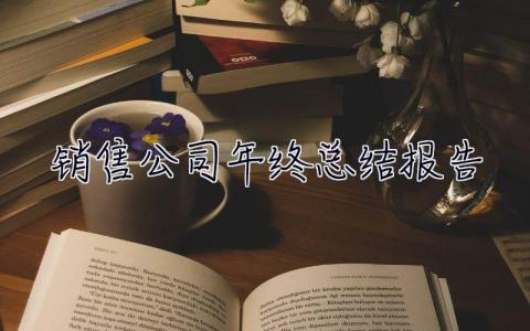 销售公司年终总结报告 销售公司年终总结报告怎么写