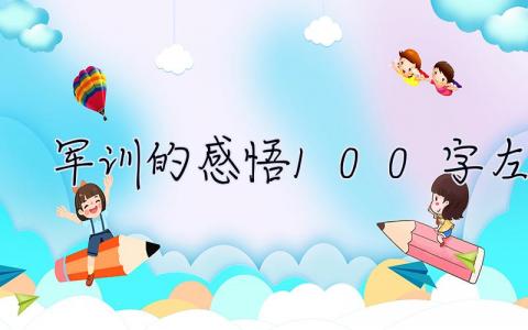 军训的感悟100字左右 军训的感悟100字