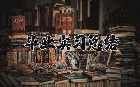 毕业实习总结 毕业实习总结3000字（优选17篇）