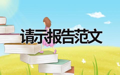 请示报告范文 向政府请示报告范文 (16篇）