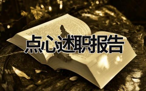 点心述职报告 述职报告面点师 (18篇）