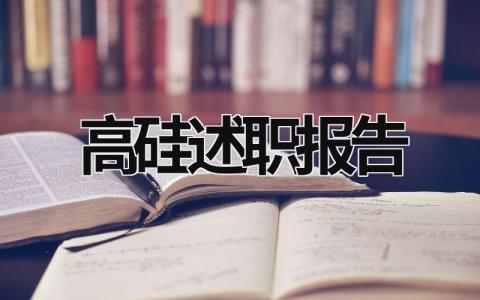 高硅述职报告 申报高级述职报告 (13篇）